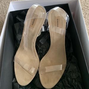 Yeezy Season 6 clear heels